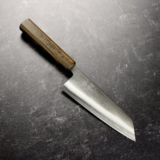 Yoshikane SKD Nashiji Stainless Clad 6.5" Bunka