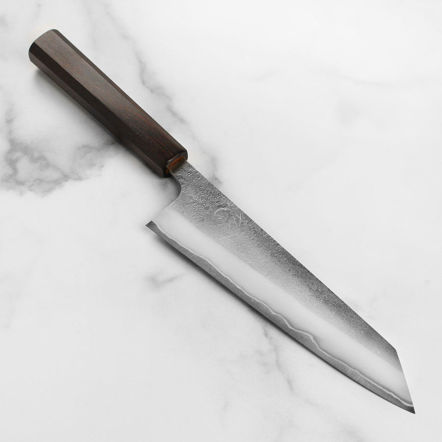 Hatsukokoro Yoshikane Shirogami #2 Nashiji Stainless Clad 8.25" Kiritsuke