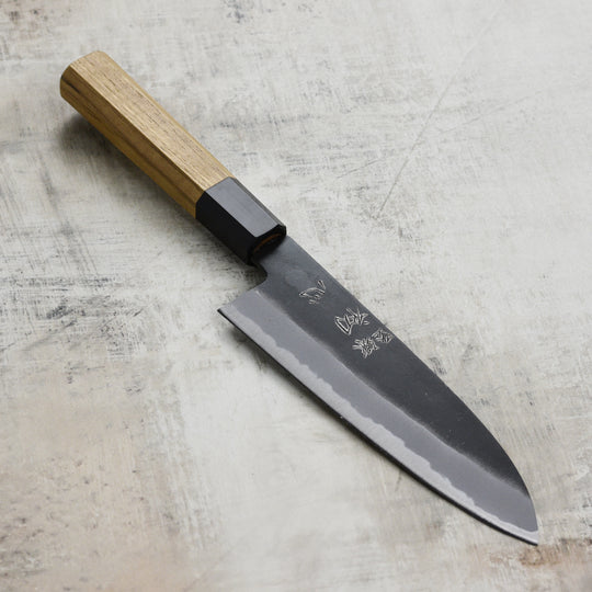 Hatsukokoro Aosagi Aogami #2 Kurouchi 7" Santoku