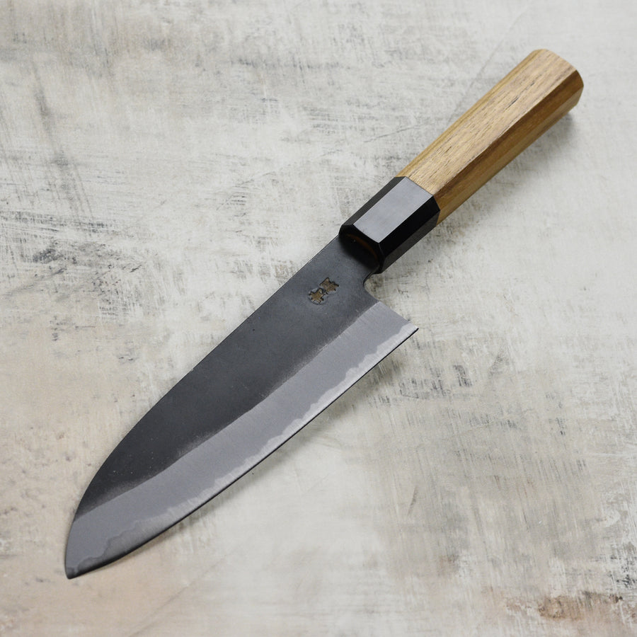 Hatsukokoro Aosagi Aogami #2 Kurouchi 7" Santoku