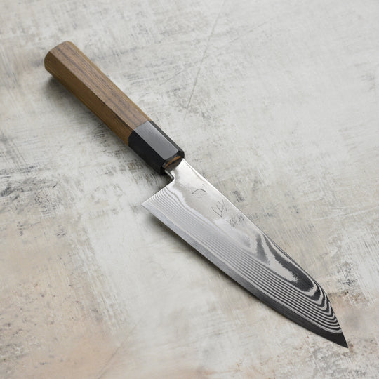 Hatsukokoro Ginsou Ginsan Damascus 7" Bunka