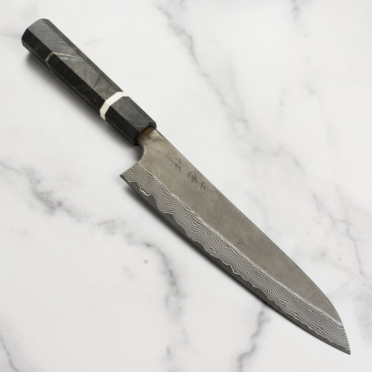 Nigara Ginsan Kurozome Damascus 9.4" Gyuto