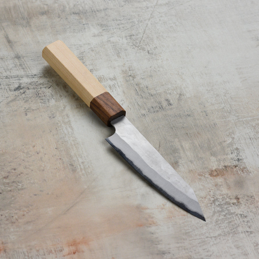 Hatono Shirogami #1 Nashiji Stainless Clad 5.3" Kiritsuke Petty
