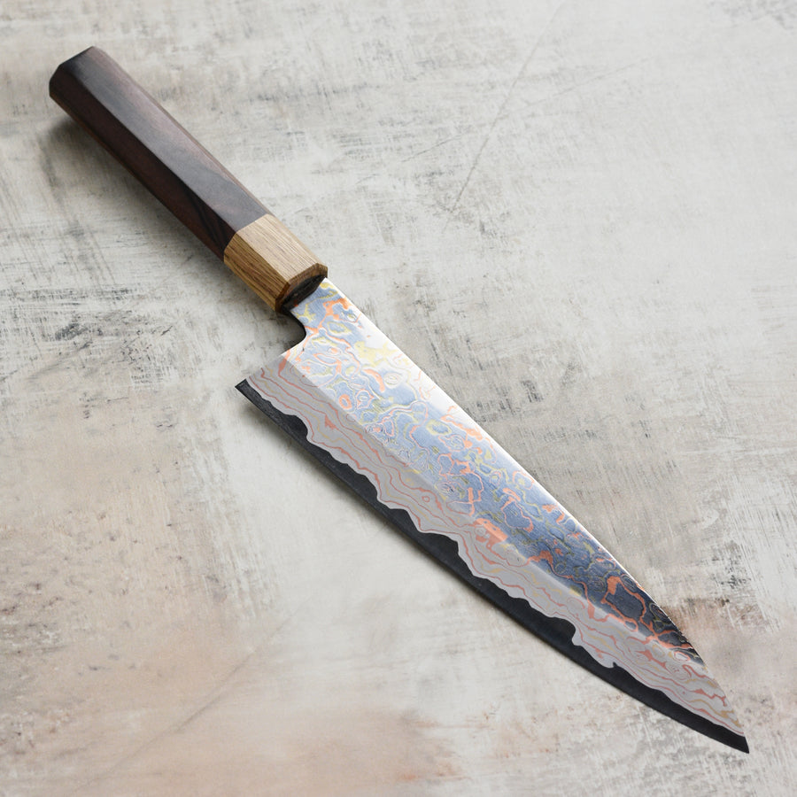 Hinoura Aogami #2 Colored Damascus 8.25" Gyuto