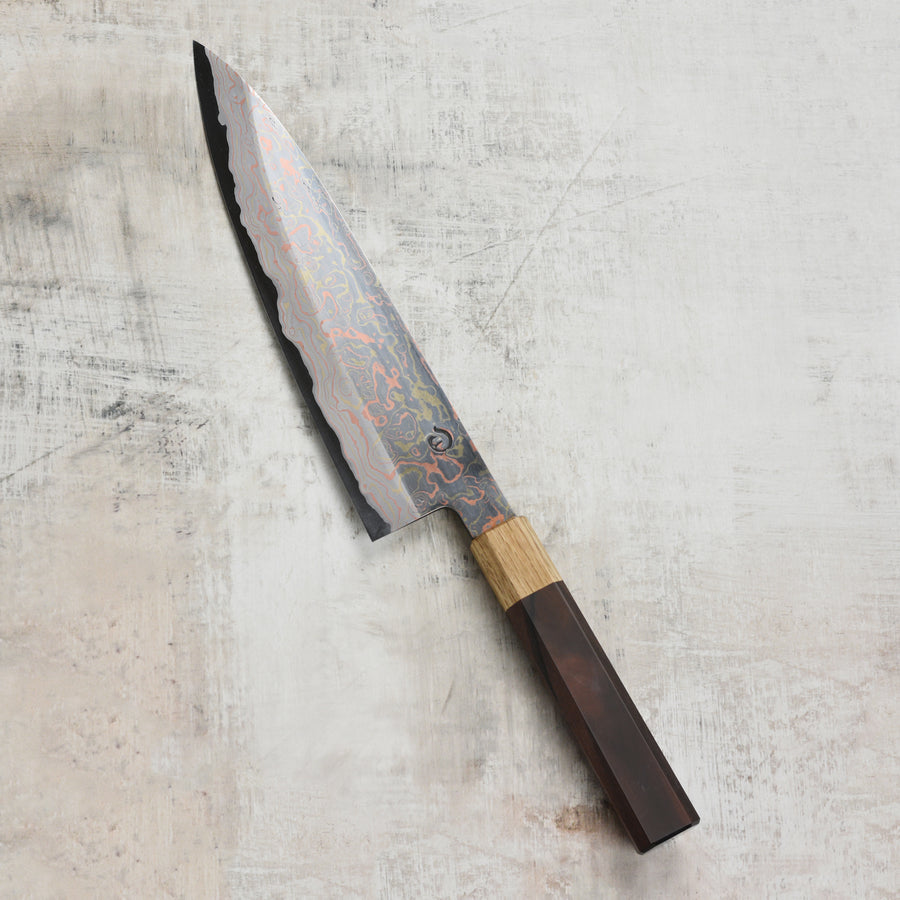 Hinoura Aogami #2 Colored Damascus 8.25" Gyuto