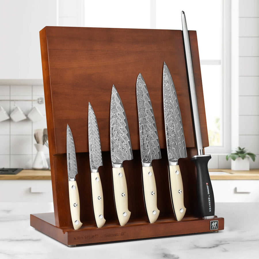 Bob Kramer by Zwilling Knife Set, Cumulus Damascus Series SG2