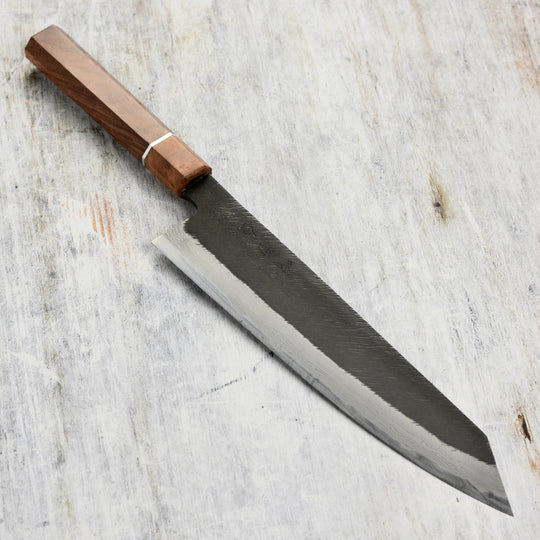 Hinoura Shirogami #2 Matsuba Damascus 9.4" Kiritsuke Gyuto