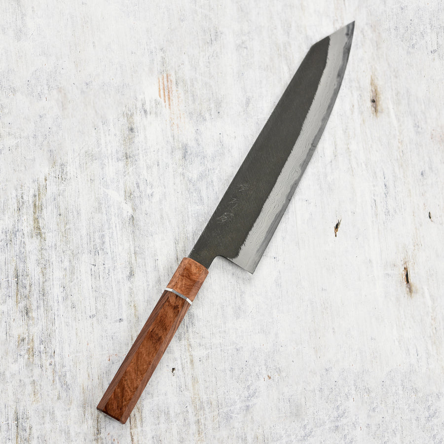 rumitsu Mutsumi Hinoura Matsuba Damascus Gyuto, 240mm White #2