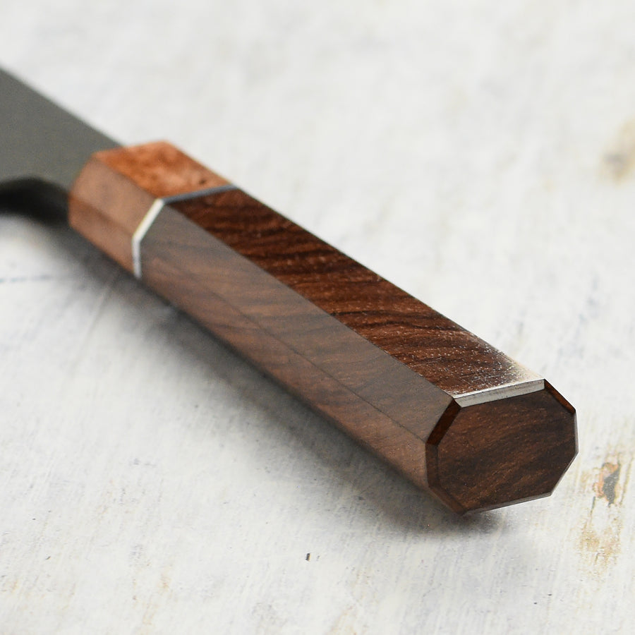 Hinoura Shirogami #2 Matsuba Damascus 9.4" Kiritsuke Gyuto