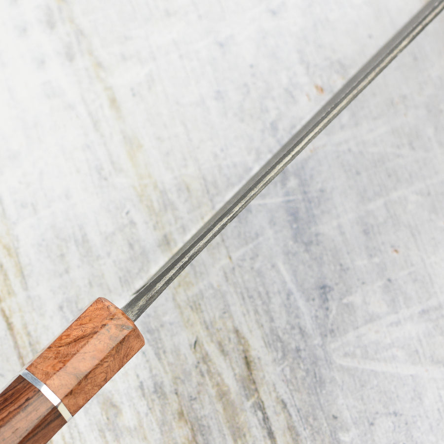 Hinoura Shirogami #2 Matsuba Damascus 9.4" Kiritsuke Gyuto