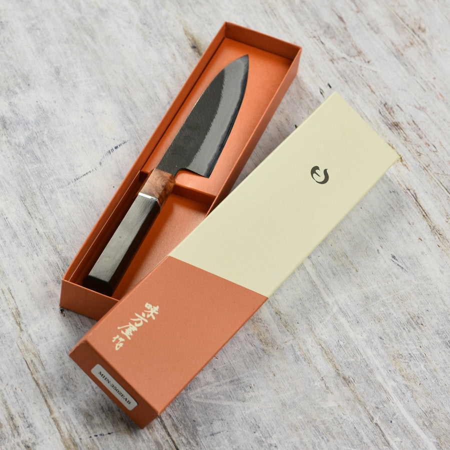 Hinoura Shirogami #2 Matsuba Damascus 5.3" Petty