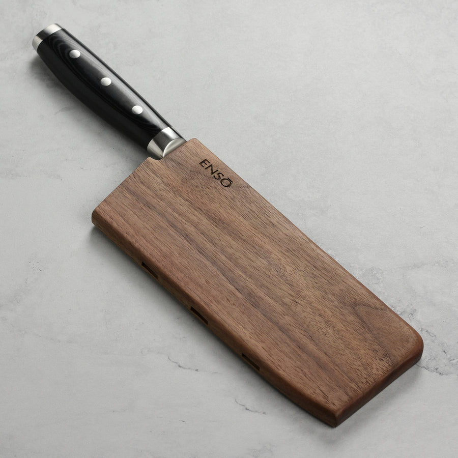 Enso Walnut Magnetic Sheath for 7" Chinese Chef's Knife