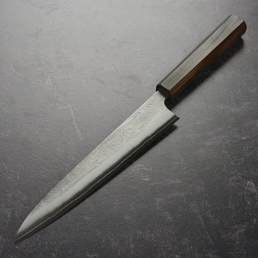 Yoshikane SKD Nashiji Stainless Clad 9.4" Sujihiki