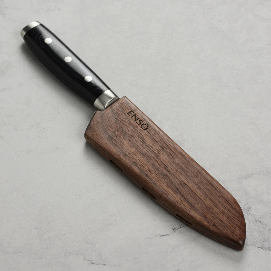 Enso Walnut Magnetic Sheath for 6.5" Santoku Knife