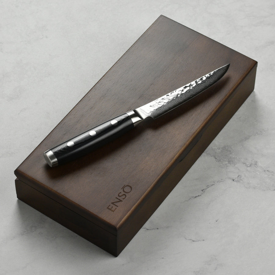 Enso HD 4 Piece Steak Knife Set with Case