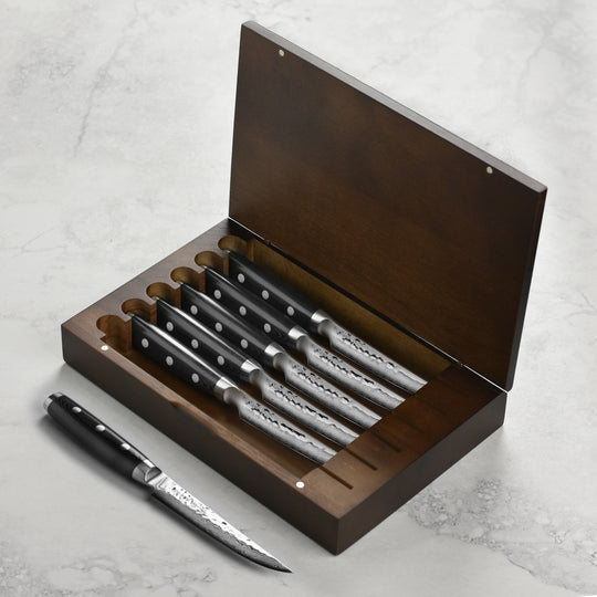 Enso HD 6 Piece Steak Knife Set with Case