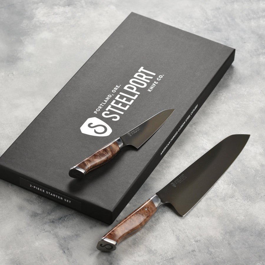 Steelport Carbon Steel 2 Piece Starter Knife Set