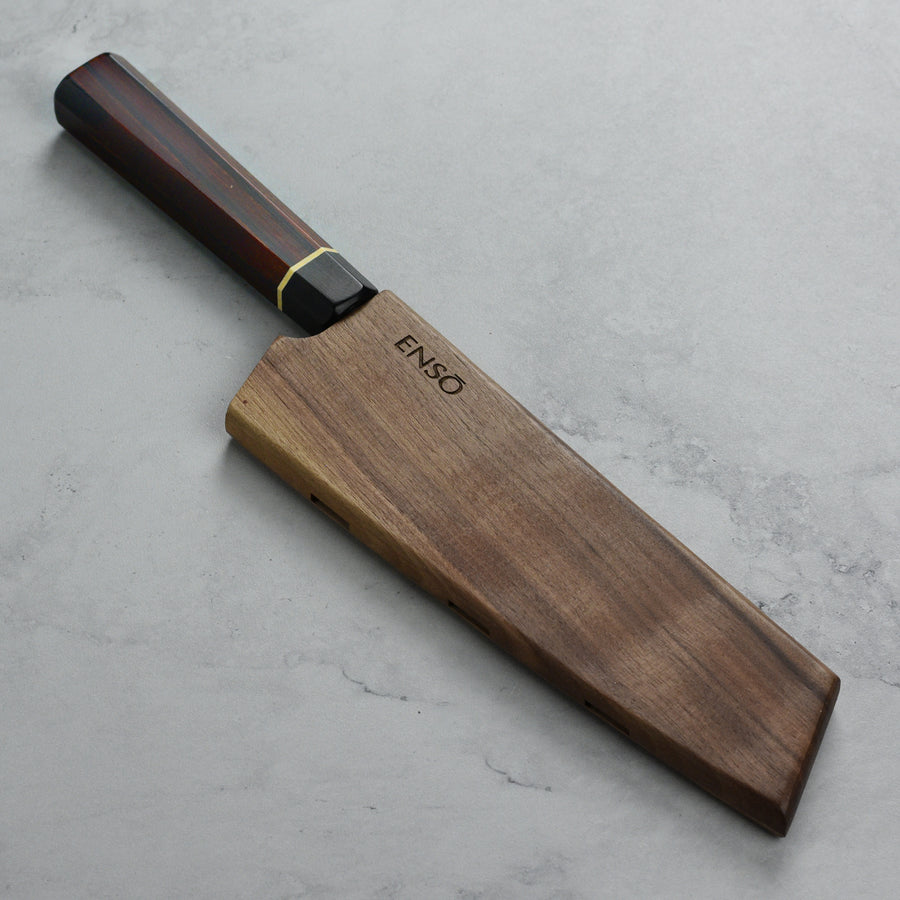 Enso Walnut Magnetic Sheath for 6.5" Bunka Knife