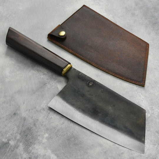 Dao Vua V3 Special Carbon Steel 7" Kiri Cleaver