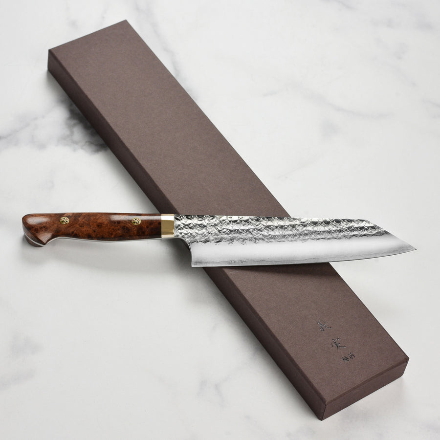 Yoshimi Kato Minamo SG2 6.7" Bunka, Quince Wood