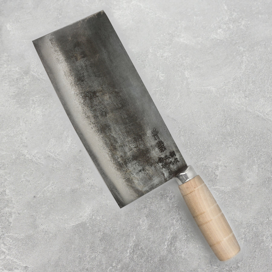 Sentan Hand-Forged Carbon Steel 8" Chinese Cleaver