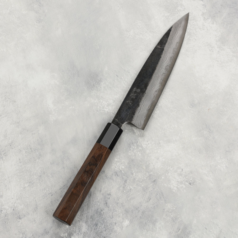 Hatsukokoro Kumokage Aogami Kurouchi Damascus 5.9" Petty