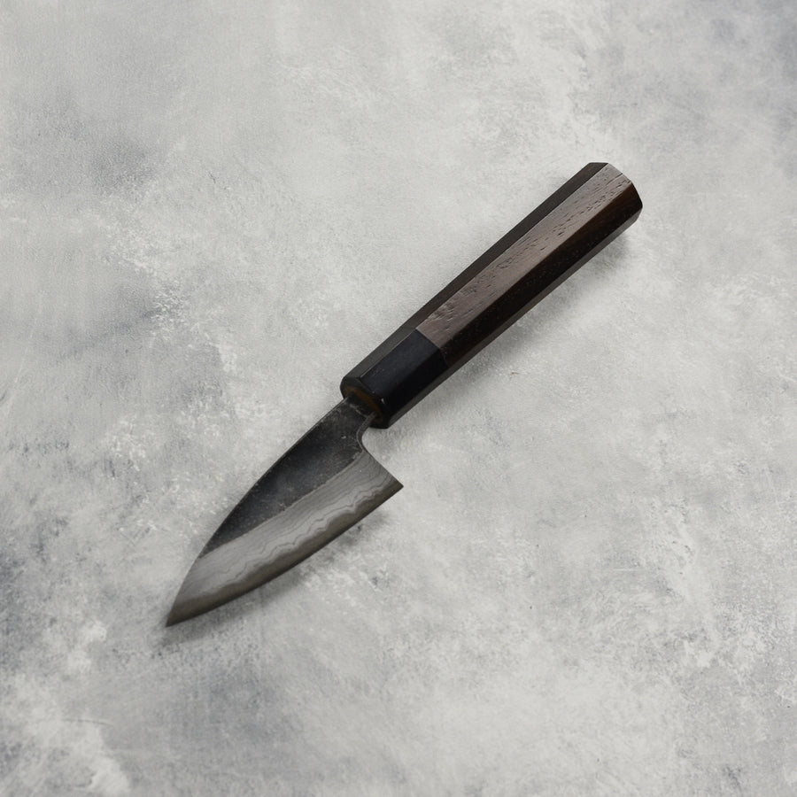 Hatsukokoro Kumokage Aogami Kurouchi Damascus 3.1" Petty