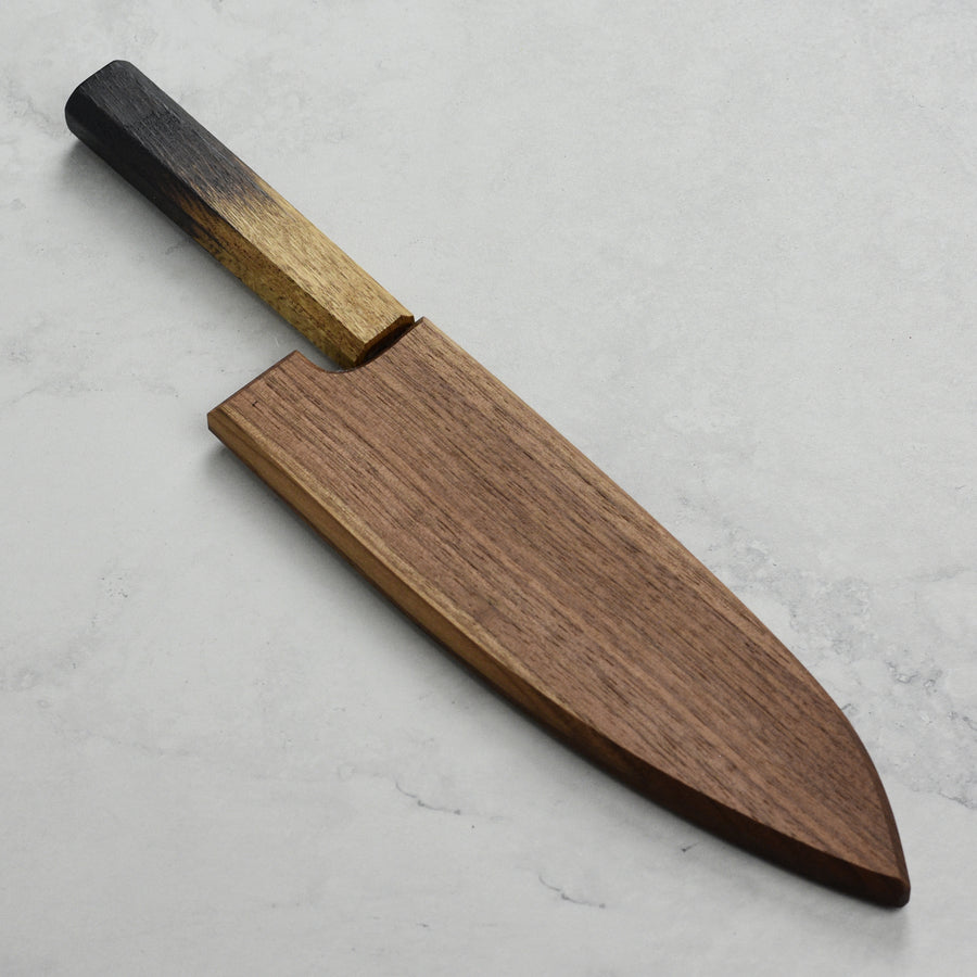 Walnut Magnetic Saya for 7" Santoku