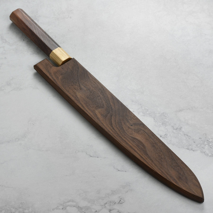 Walnut Magnetic Saya for 10.6" Sujihiki