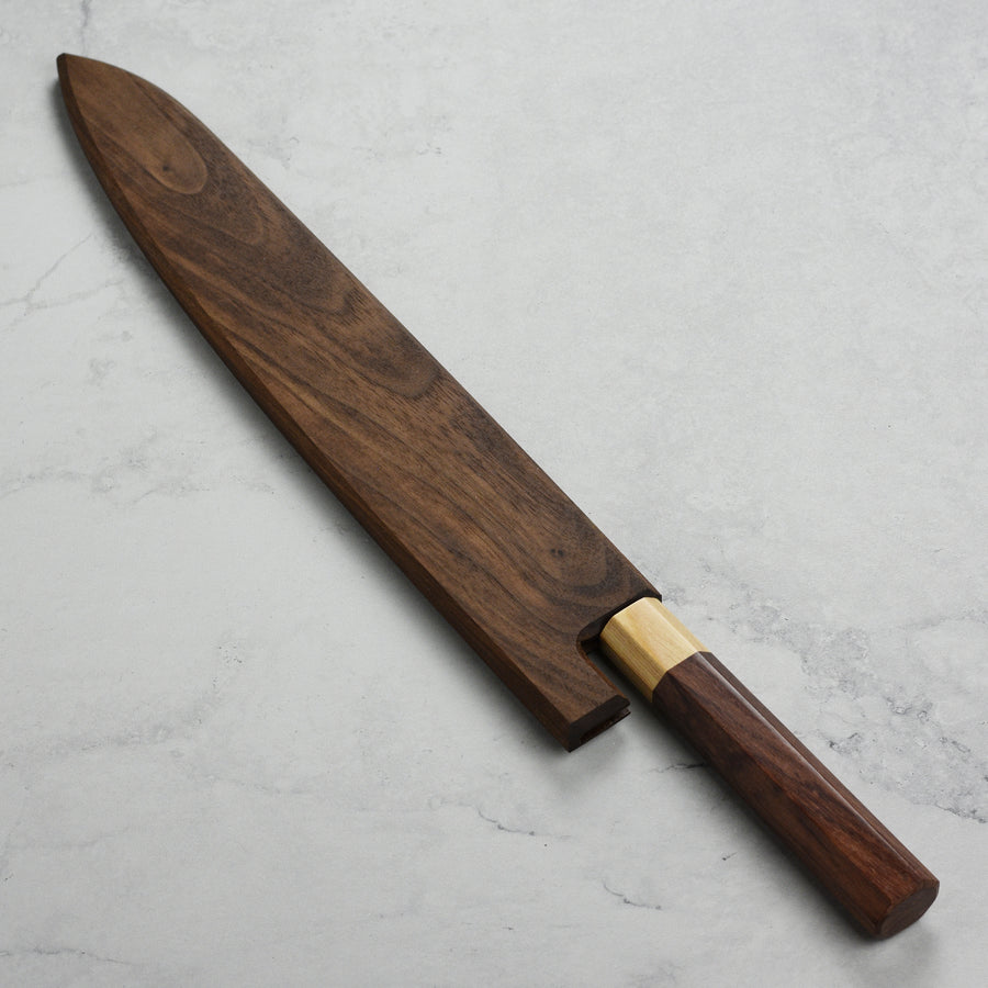 Walnut Magnetic Saya for 10.6" Sujihiki