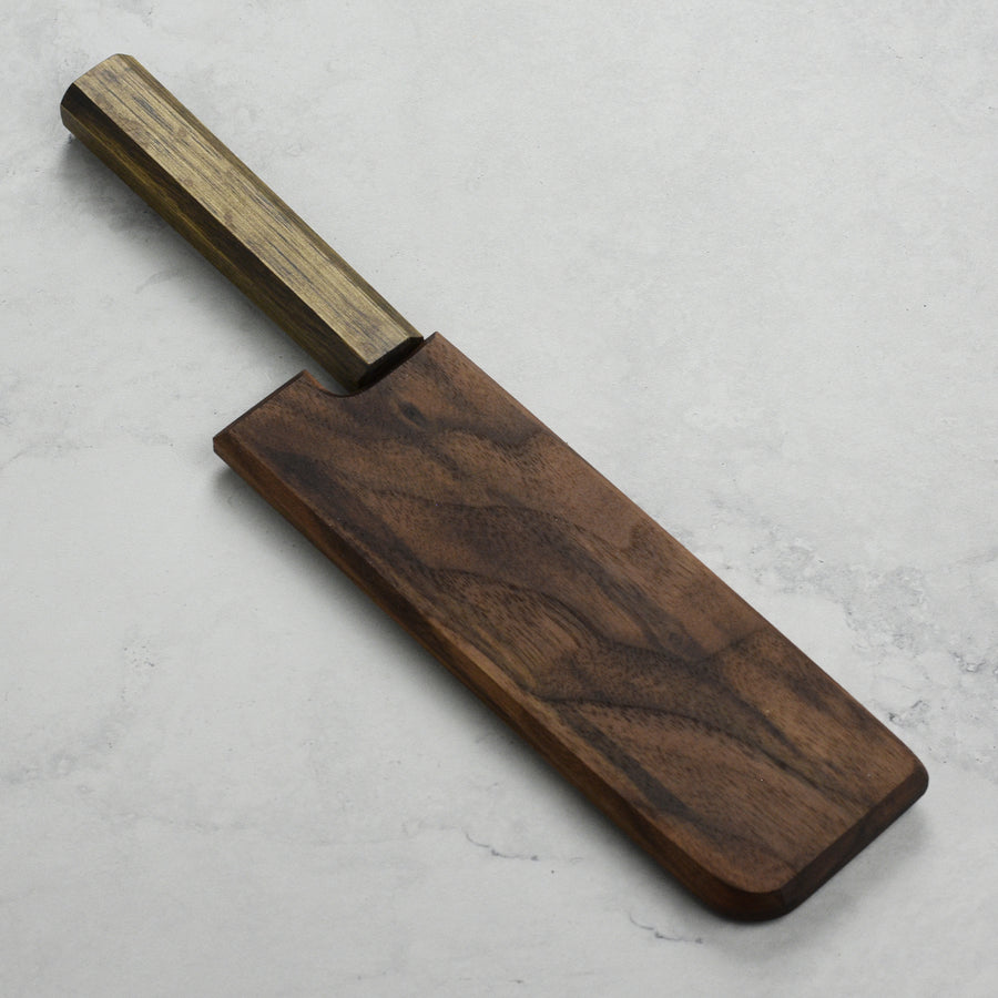 Walnut Magnetic Saya for 6.5" Nakiri