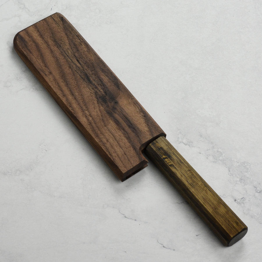 Walnut Magnetic Saya for 6.5" Nakiri