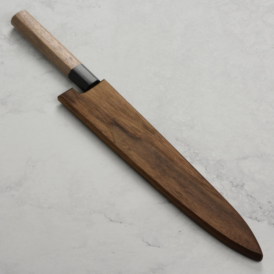 Walnut Magnetic Saya for 9.4" Sujihiki