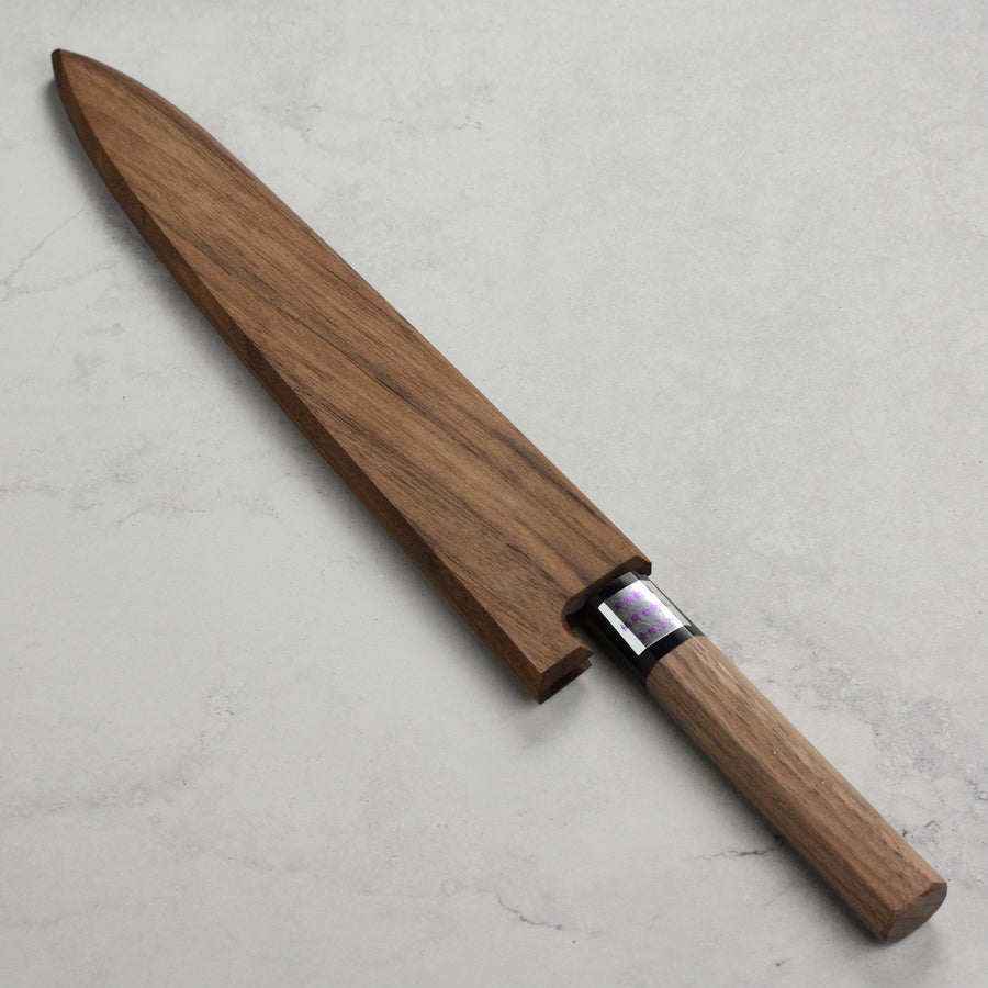 Walnut Magnetic Saya for 9.4" Sujihiki