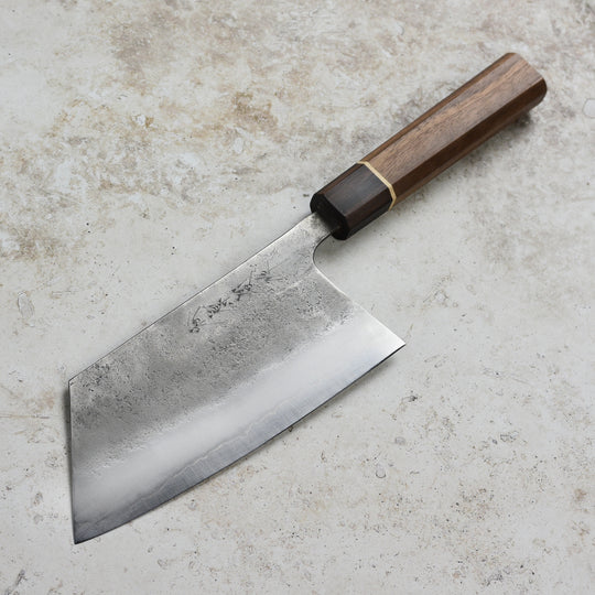Matsubara Aogami #2 Nashiji Stainless Clad 7.5" Kiri Cleaver