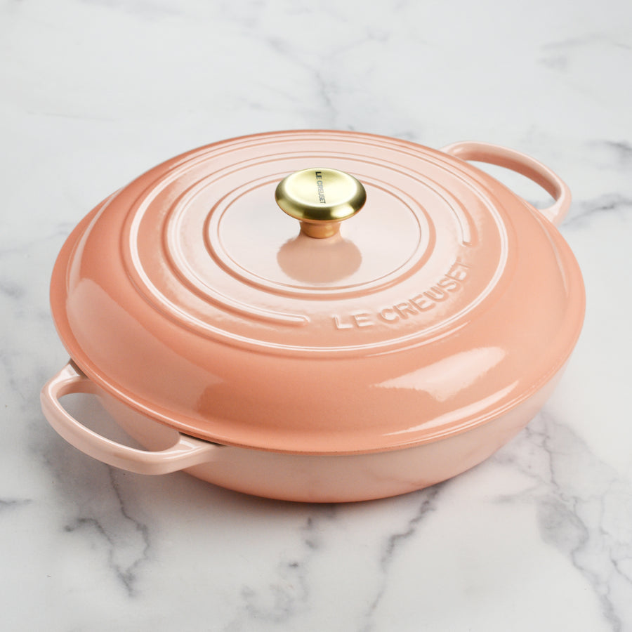 Le Creuset Signature Cast Iron 5-quart Peche Braiser