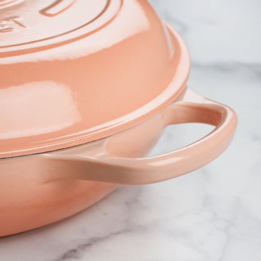 Le Creuset Signature Cast Iron 3.5-quart Peche Braiser