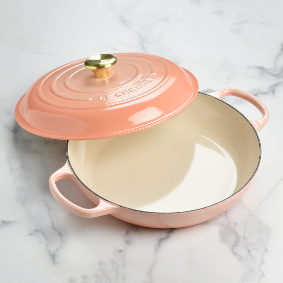 Le Creuset Signature Cast Iron 3.5-quart Peche Braiser