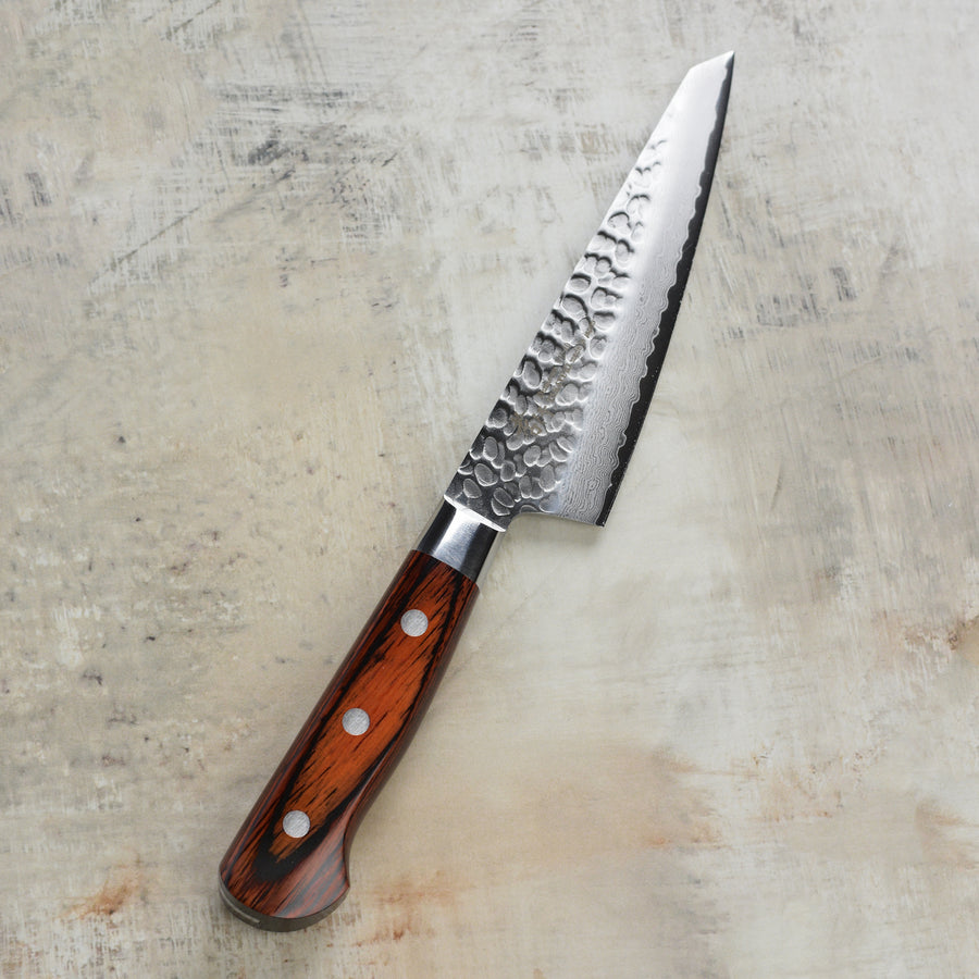 Takayuki Hammered Damascus 5.9" Honesuki