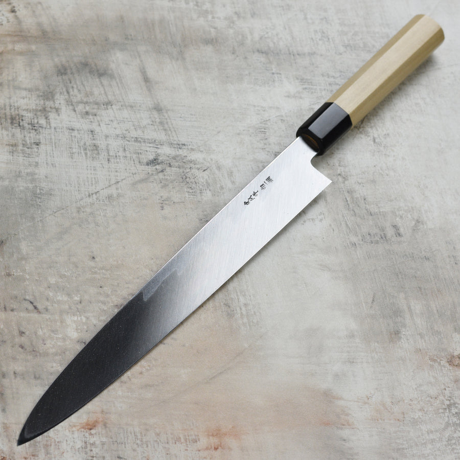 Ittetsu x Nakagawa Shirogami #2 Single-Bevel 11.8" Yanagiba with Saya