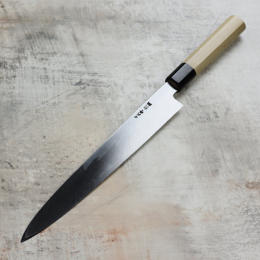 Ittetsu x Nakagawa Shirogami #2 Single-Bevel 10.6" Yanagiba with Saya