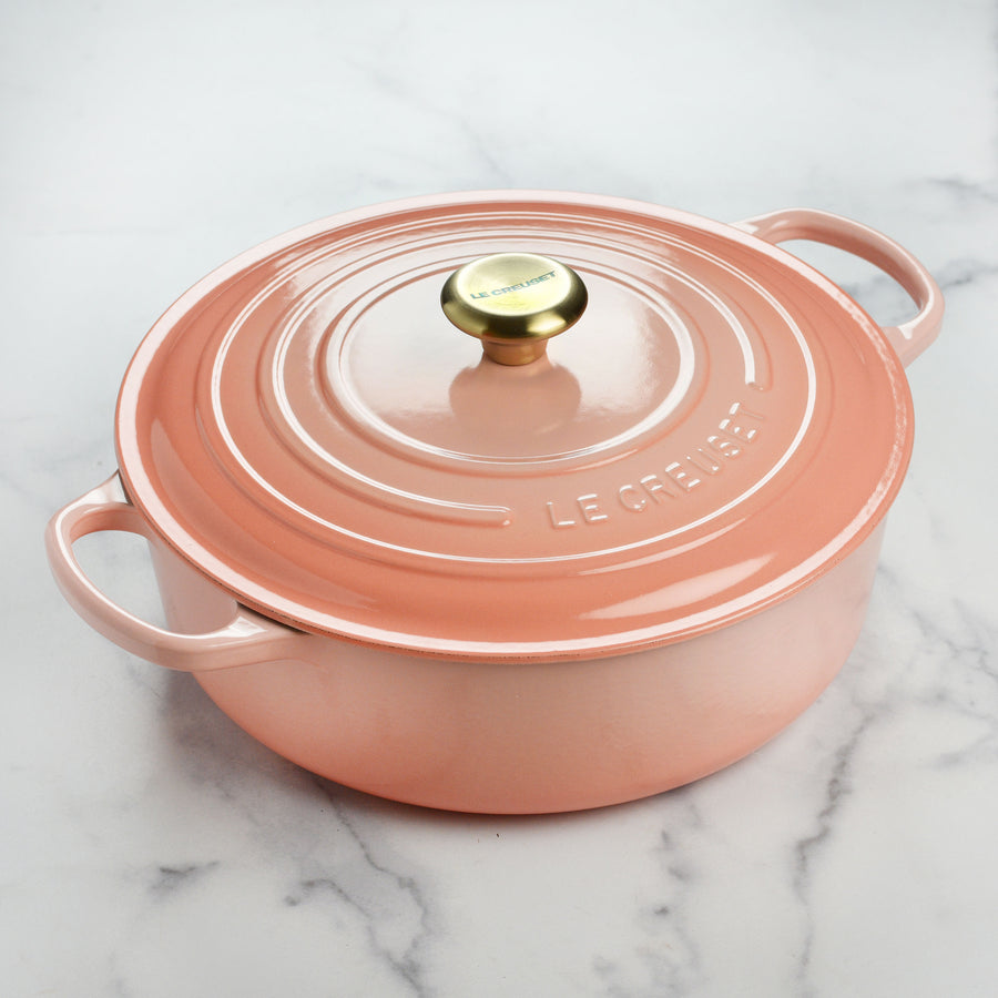 Le Creuset Signature Cast Iron 6.75-quart Peche Round Wide Dutch Oven