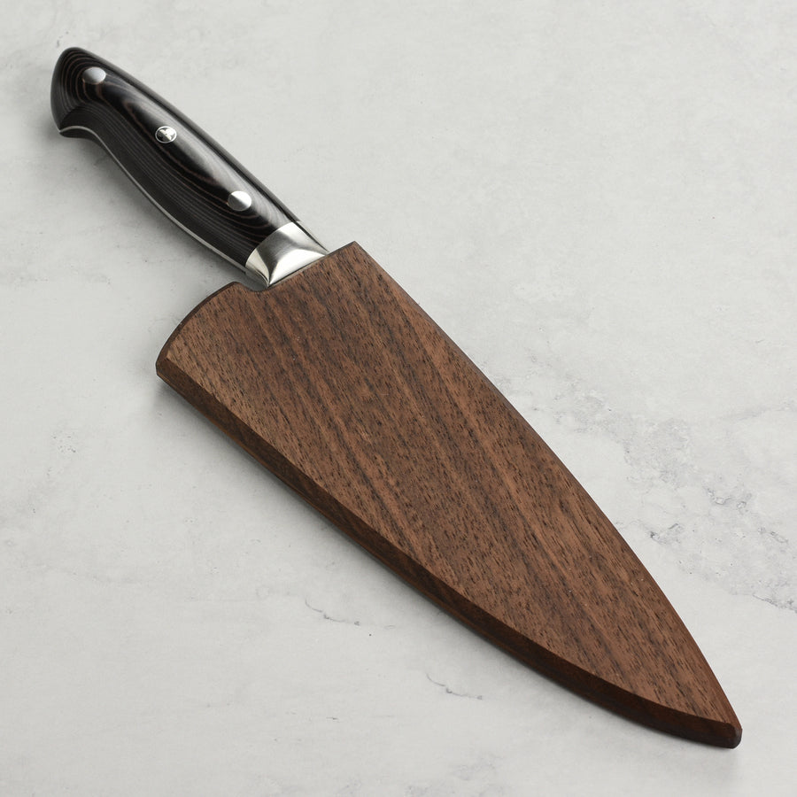 Walnut Magnetic Saya for Kramer 8" Chef's Knife