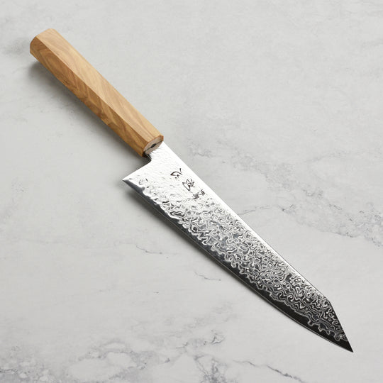 Hatsukokoro Ryuhyo SG2 Damascus 8.25" Kiritsuke