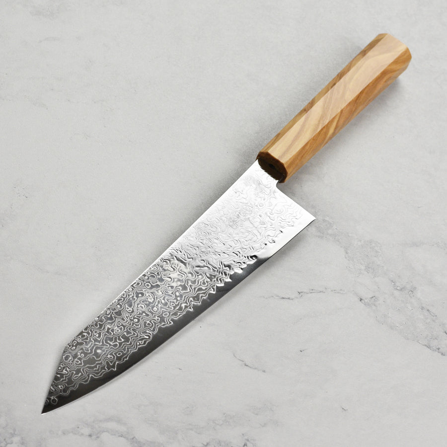 Hatsukokoro Ryuhyo SG2 Damascus 8.25" Kiritsuke
