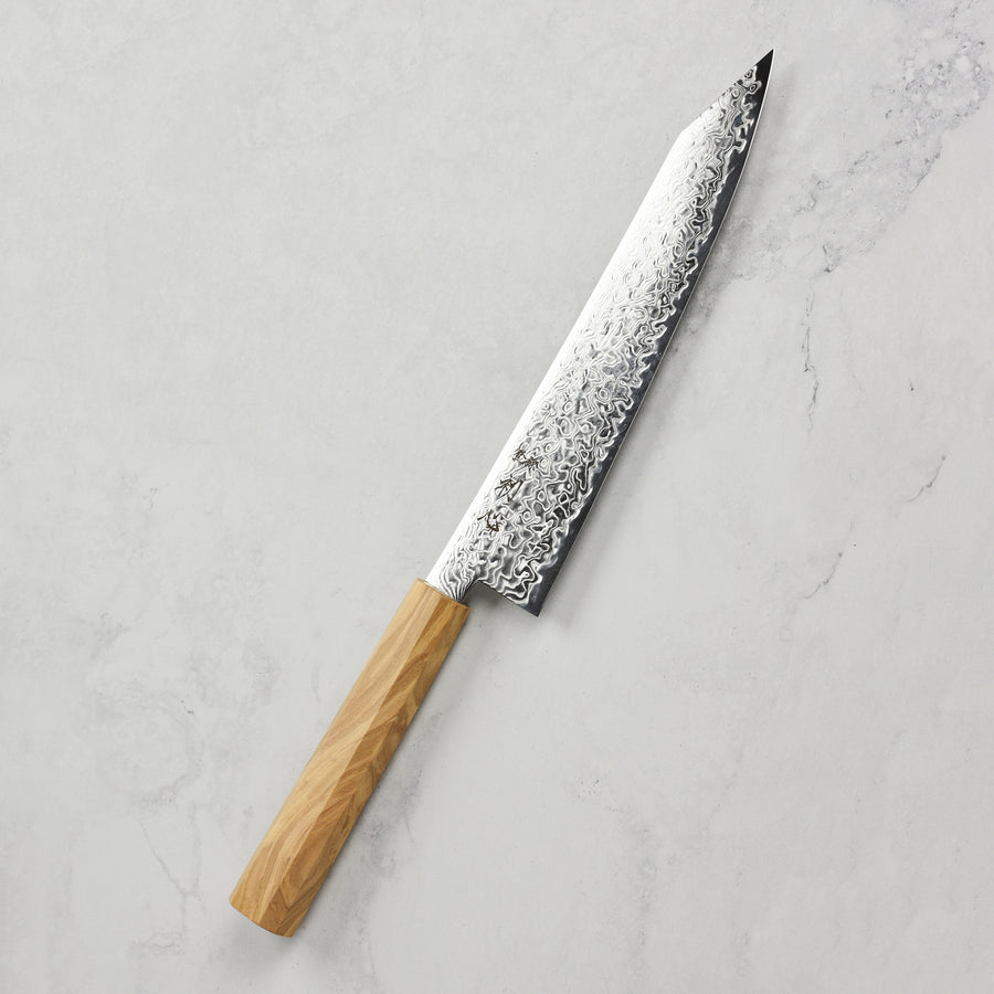 Hatsukokoro Ryuhyo SG2 Damascus 8.25" Kiritsuke