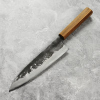 Naoki Mazaki Gyuto 210mm Kurouchi Nashiji Japanese Chef's Knife