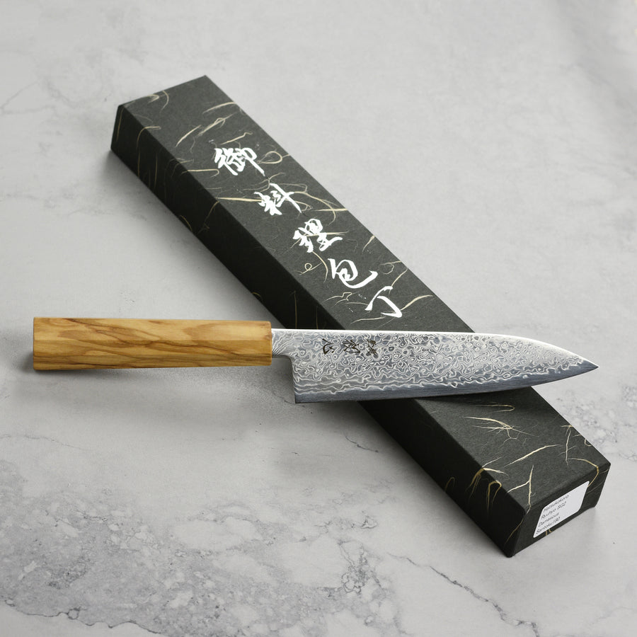 Hatsukokoro Ryuhyo SG2 Damascus 7" Santoku