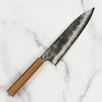 Naoki Mazaki Gyuto 210mm Kurouchi Nashiji Japanese Chef's Knife