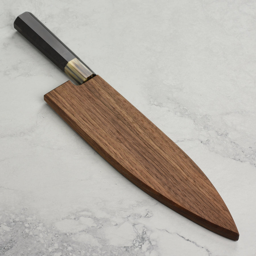 Walnut Magnetic Saya for 9.4" Gyuto